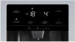 Preview: Bosch KAD93AIDP Serie 6 Stand Side-by-Side Kombination, 91 cm breit, 562 L, NoFrost, Crushed Eis, Eiswürfel, kaltes Trinkwasser, Festwasseranschluss, Gebürsteter Stahl Anti Fingerprint