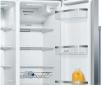 Preview: Bosch KAD93AIDP Serie 6 Stand Side-by-Side Kombination, 91 cm breit, 562 L, NoFrost, Crushed Eis, Eiswürfel, kaltes Trinkwasser, Festwasseranschluss, Gebürsteter Stahl Anti Fingerprint