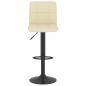 Preview: Barhocker 2 Stk. Creme Stoff