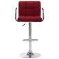 Preview: Barhocker Weinrot Stoff