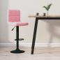 Preview: ARDEBO.de - Barhocker Rosa Samt