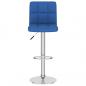 Preview: Barhocker Blau Stoff