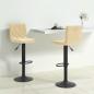 Preview: ARDEBO.de - Barhocker 2 Stk. Creme Samt