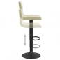Preview: Barhocker 2 Stk. Creme Samt