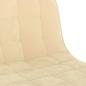 Preview: Barhocker 2 Stk. Creme Samt