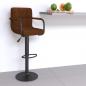 Preview: ARDEBO.de - Barhocker Braun Samt
