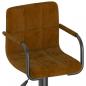 Preview: Barhocker Braun Samt