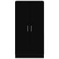 Preview: Schuhschrank Schwarz 55x35x108 cm Holzwerkstoff