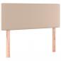 Preview: Boxspringbett mit Matratze Cappuccino-Braun 90x190cm Kunstleder
