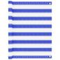 Preview: ARDEBO.de - Balkon-Sichtschutz Blau und Weiß 90x400 cm HDPE