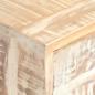 Preview: TV-Schrank Weiß 140 × 30 × 45 cm Massivholz Akazie