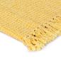 Preview: Überwurf Baumwolle 125x150 cm Senfgelb