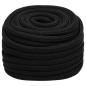 Preview: Arbeitsseil Schwarz 20 mm 25 m Polyester