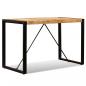 Preview: Esstisch Raues Massives Mangoholz 120 cm