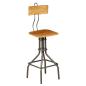 Preview: Barhocker 2 Stk. Altholz Teak