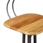 Preview: Barhocker 2 Stk. Altholz Teak
