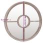 Preview: Gartenspiegel Sand 40x4 cm Eisen Rund