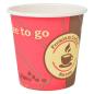 Preview: 1000 Stk. Einweg-Kaffeebecher Pappe 120 ml (4 oz)
