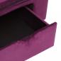 Preview: Hundesofa mit Schublade Burgunderrot 75x50x38 cm Plüsch