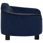 Preview: Hundesofa Blau 67x47x36 cm Plüsch