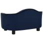 Preview: Hundesofa Blau 67x47x36 cm Plüsch