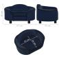 Preview: Hundesofa Blau 67x47x36 cm Plüsch