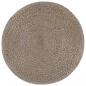 Preview: Handgefertigter Sitzpuff Hellgrau 45 x 30 cm Jute