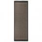 Preview: ARDEBO.de - Outdoor-Teppich Flachgewebe 80x250 cm Dunkelbraun