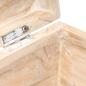 Preview: Truhe 90x40x40 cm Akazie Massivholz