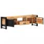 Preview: TV-Schrank 140x30x40 cm Raues Mangoholz