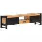 Preview: TV-Schrank 140x30x40 cm Raues Mangoholz