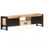 Preview: TV-Schrank 140x30x40 cm Raues Mangoholz