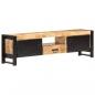 Preview: TV-Schrank 140x30x40 cm Raues Mangoholz