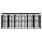 Preview: Outdoor-Hundezwinger mit Dach Stahl 11,06 m²