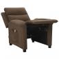 Preview: Massagesessel Braun Stoff