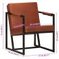 Preview: Sessel Braun Echtleder