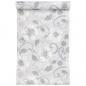 Preview: Vliestapete 3D Blumenmuster Grau 10x0,53 m