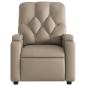 Preview: Massagesessel Cappuccino-Braun Kunstleder