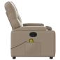Preview: Massagesessel Cappuccino-Braun Kunstleder