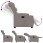 Preview: Relaxsessel Taupe Stoff