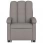 Preview: Relaxsessel mit Aufstehhilfe Elektrisch Taupe Stoff