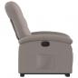 Preview: Relaxsessel mit Aufstehhilfe Elektrisch Taupe Stoff