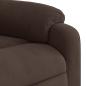 Preview: ARDEBO.de - Relaxsessel Braun Mikrofasergewebe