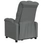 Preview: ARDEBO.de - Relaxsessel Dunkelgrau Stoff