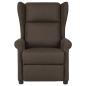 Preview: Massagesessel Dunkelbraun Stoff