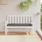 Preview: Gartenbank-Auflage Melange Dunkelgrau 120x50x7 cm Stoff
