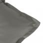 Preview: Gartenbank-Auflage Melange Dunkelgrau 120x50x7 cm Stoff