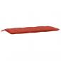 Preview: Gartenbank-Auflage Melange Rot 120x50x7 cm Stoff