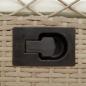 Preview: Gartensessel 2 Stk. Verstellbar Beige Poly Rattan