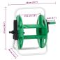 Preview: Schlauchtrommel Freistehend für 45 m 1/2" Schlauch Stahl